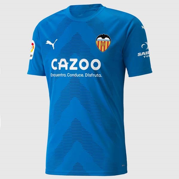 Thailand Trikot Valencia Ausweich Torwart 2022-2023 Blau